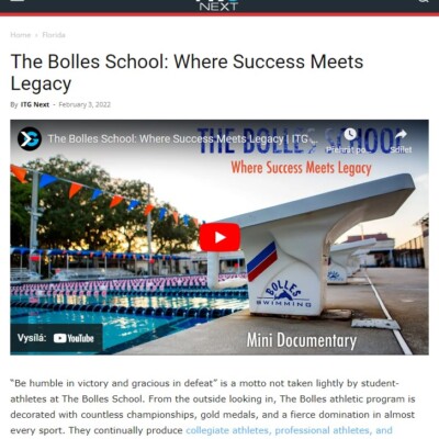 Internátní škola v USA Florida Bolles School media 2
