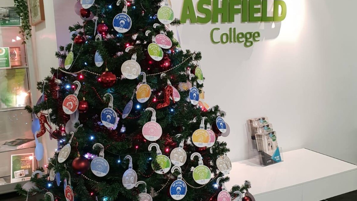 Ashfield College střední škola vánoce